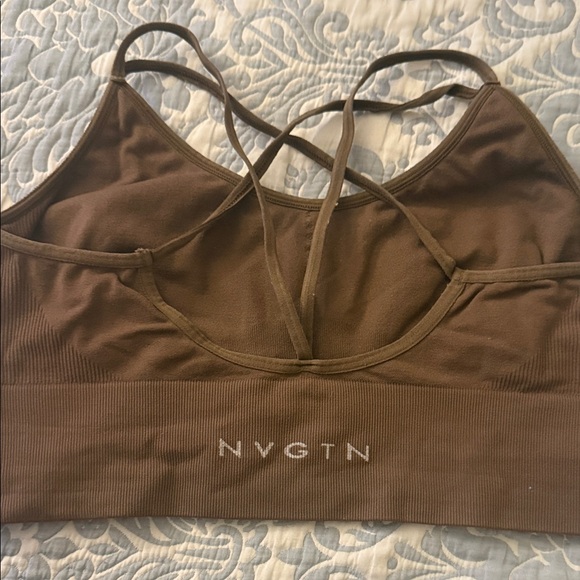 NVGTN Sand Flourish Seamless Bra - Picture 4 of 6